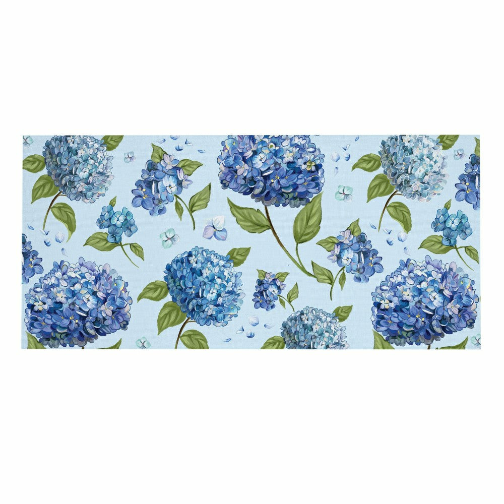 Plow & Hearth VivaStyle Sassafras Switch Mat, 22"Lx10"H, Hydrangea Haven