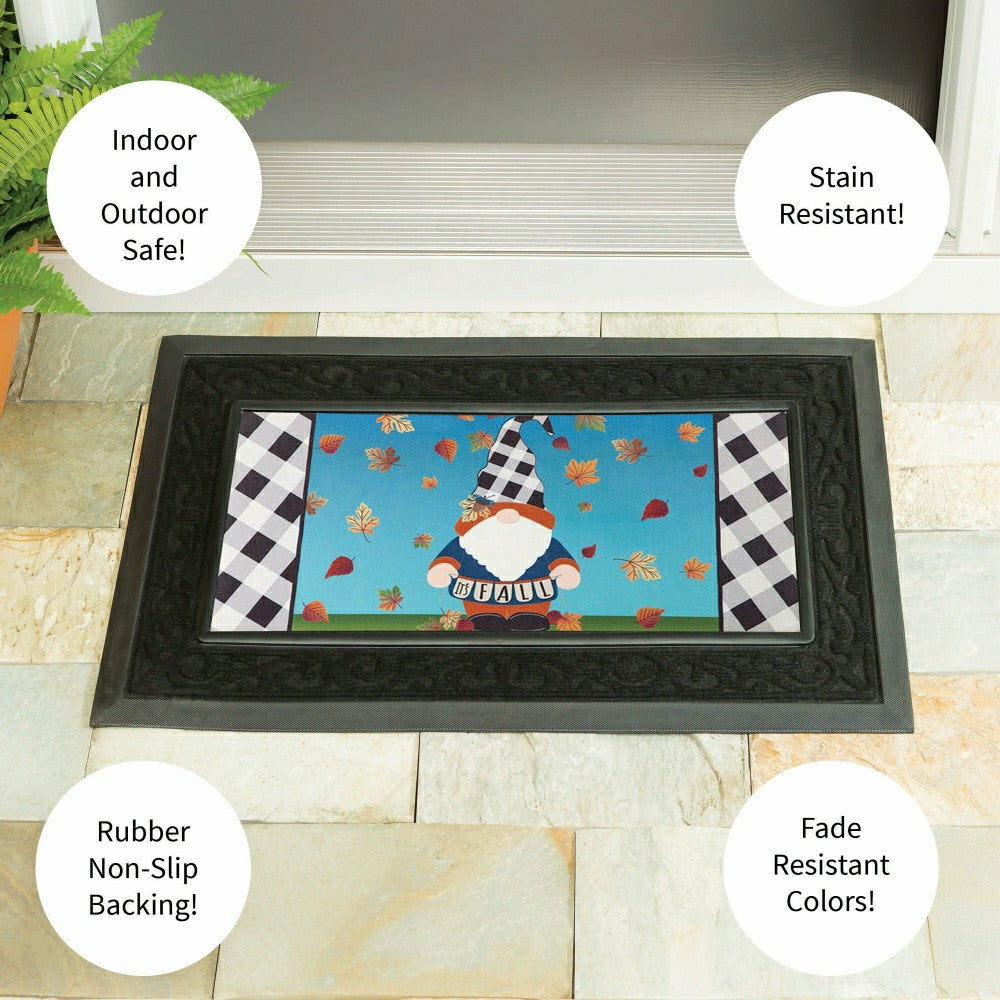 Plow & Hearth Whimsical Fall and Holiday Sassafras Mat Set