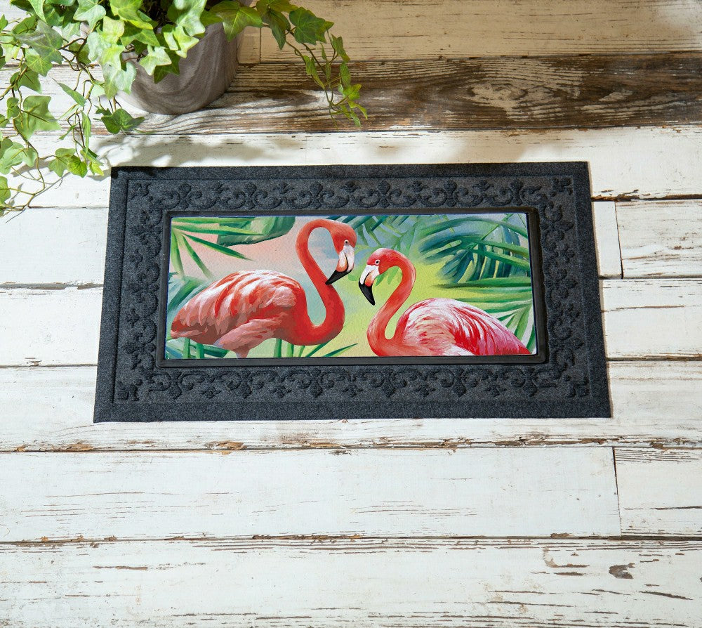 Plow & Hearth Flamingle Sassafras Switch Mat