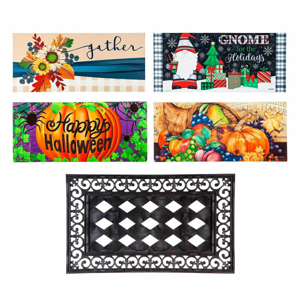 Plow & Hearth Sassafras Fall Holiday Set of 5 (43BM003+431863+431228+431231+431894)