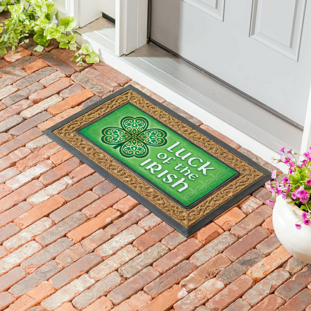 Plow & Hearth Luck Of The Irish Sassafras Switch Mat