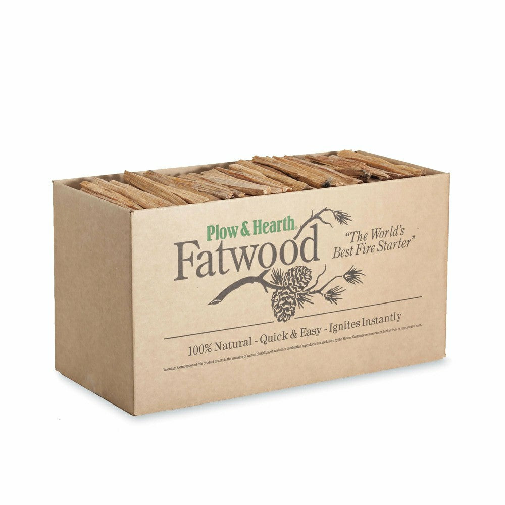 Plow & Hearth Fatwood Fire-Starter, 40 lb. Box