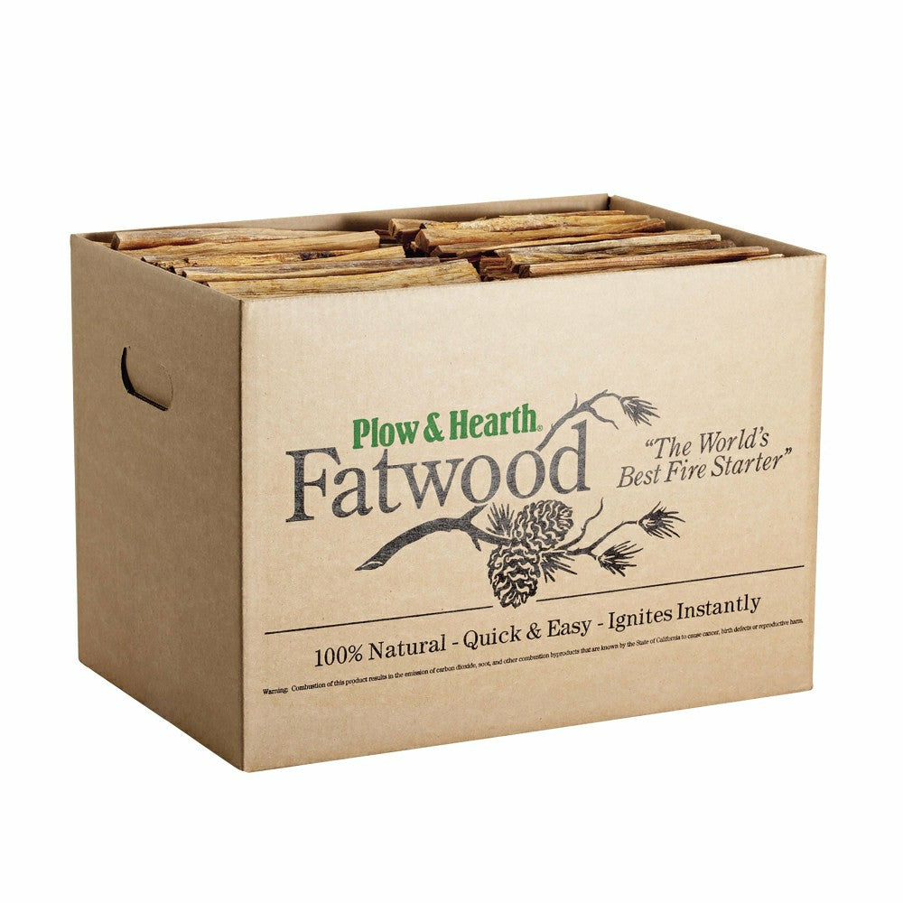 Plow & Hearth Fatwood 25 lb. Box