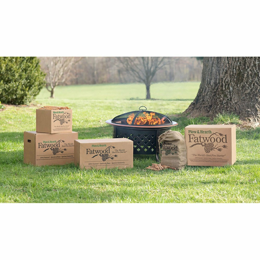 Plow & Hearth Fatwood Fire-Starter, 10 lb. Box