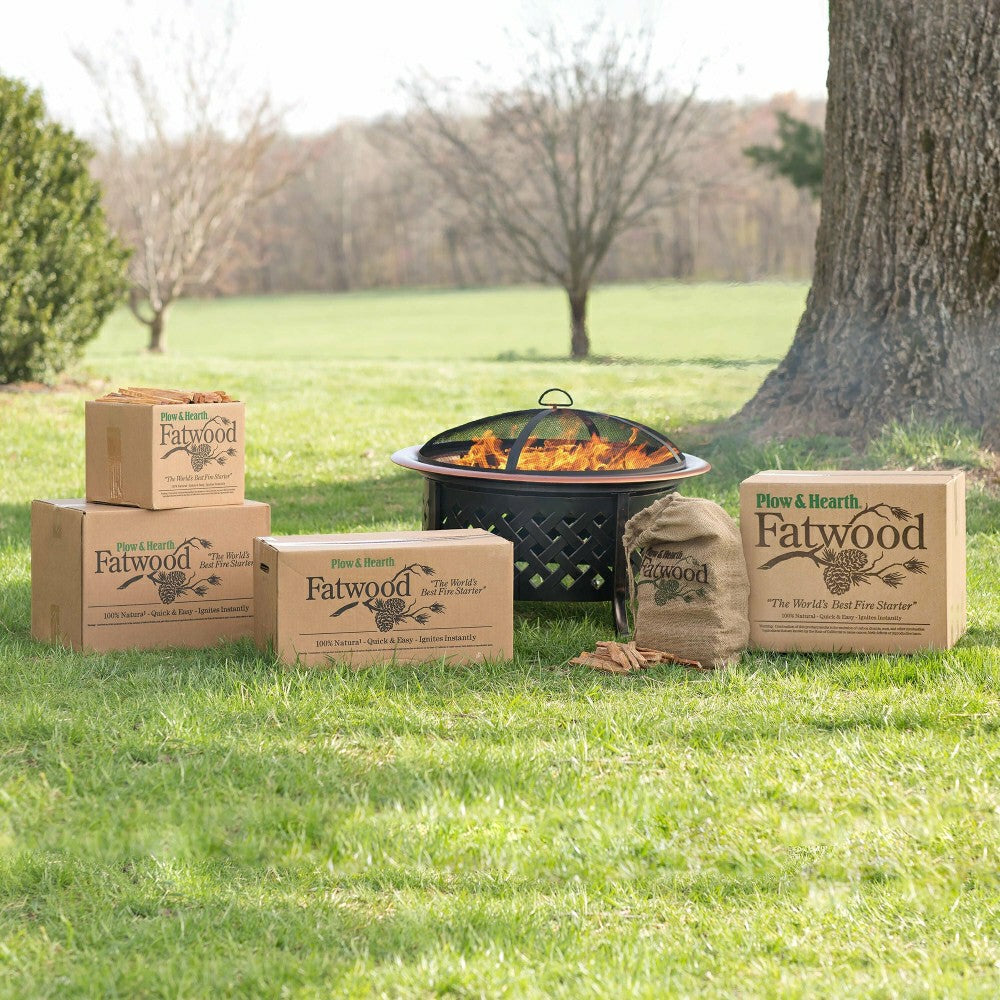 Plow & Hearth Fatwood Fire-Starter, 12 lb. Bag