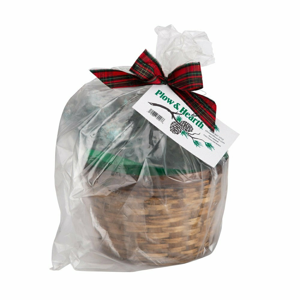 Plow & Hearth Color-Changing Fireplace Color Cones, 1 lb. in Gift Basket