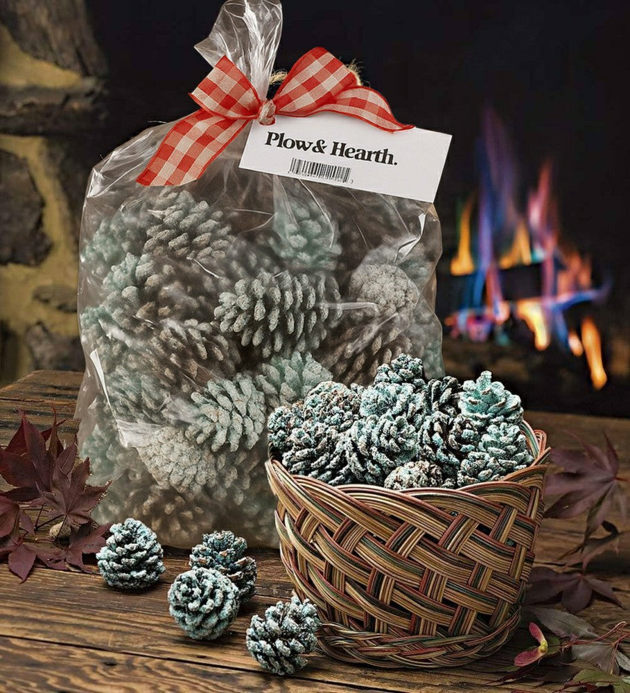 Plow & Hearth Color-Changing Fireplace Color Cones, 6 lb. Bag