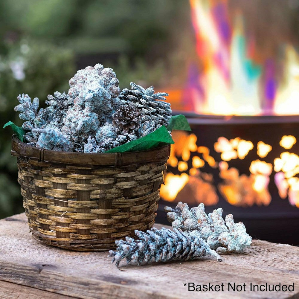 Plow & Hearth Color-Changing Fireplace Color Cones, 6 lb. Bag