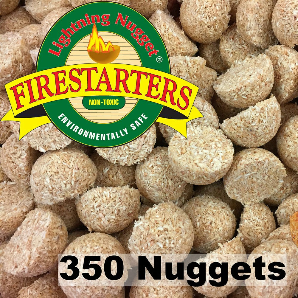 Plow & Hearth Box of 350 Lightning Nuggets Fire Starters
