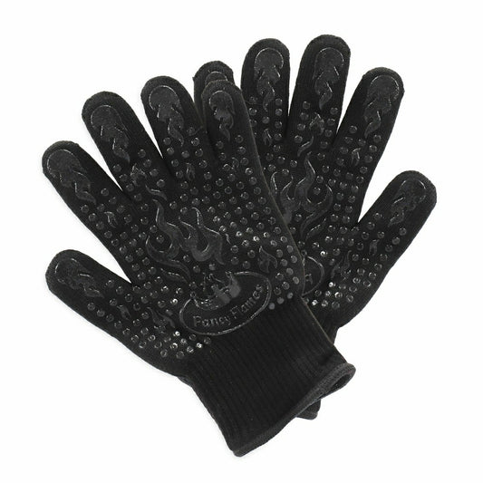 Plow & Hearth Pair of Heat-Resistant BBQ Gloves