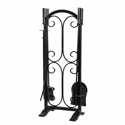 Plow & Hearth Florence 5 Piece Fireplace Toolset