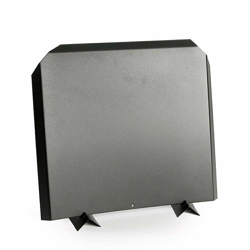 Plow & Hearth Steel Fireback in Black Finish