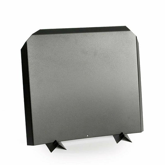 Plow & Hearth Steel Fireback in Black Finish