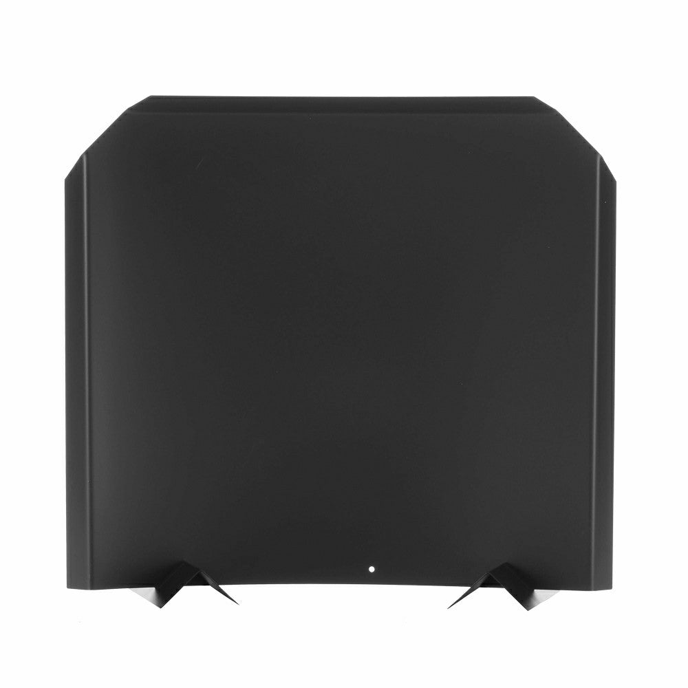 Plow & Hearth Steel Fireback in Black Finish