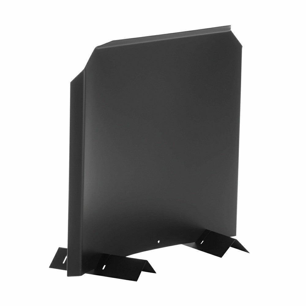Plow & Hearth Steel Fireback in Black Finish