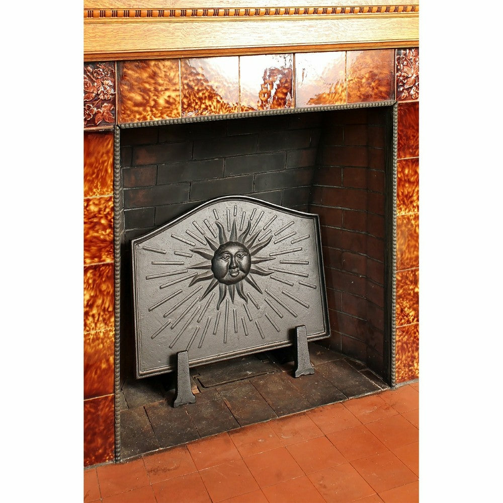 Plow & Hearth Black Sun Fireback