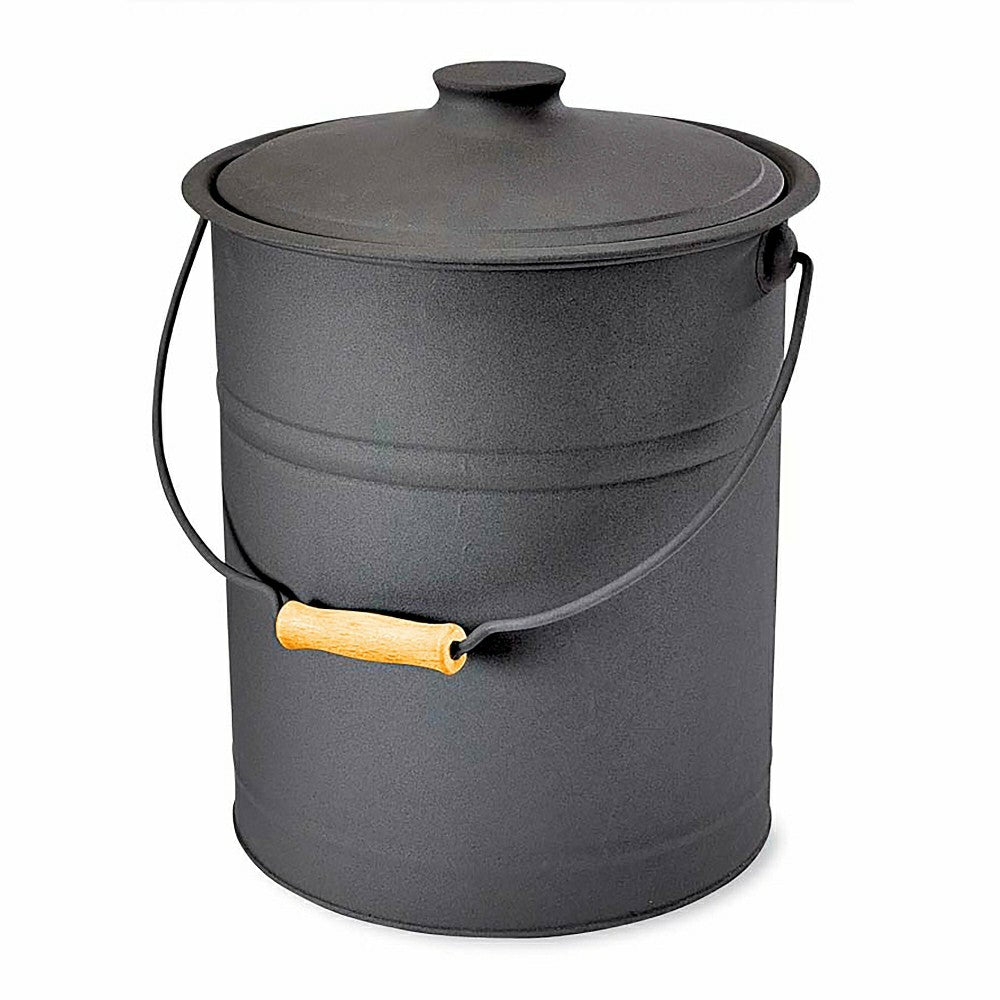 Plow & Hearth Deluxe Galvanized Steel Ash Bucket