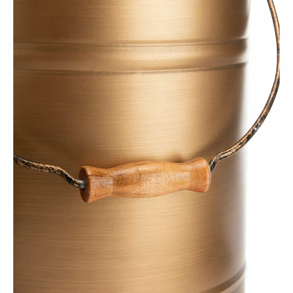 Plow & Hearth Deluxe Galvanized Steel Ash Bucket