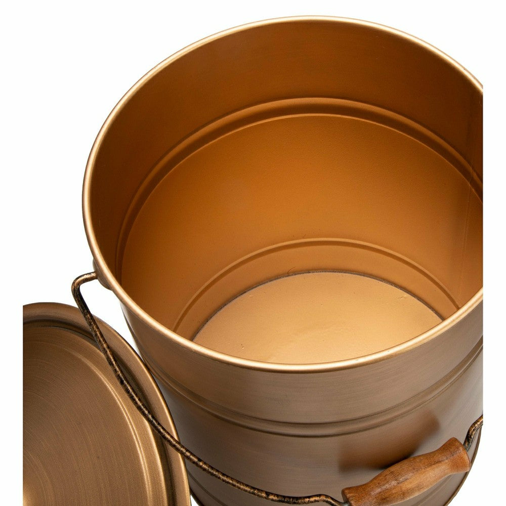 Plow & Hearth Deluxe Galvanized Steel Ash Bucket