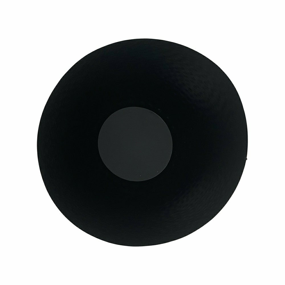 Plow & Hearth Fireplace Log Bucket, Round Hammered Design, Black Finish