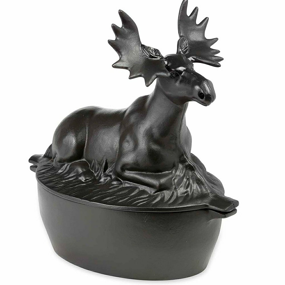 Plow & Hearth Cast Iron Moose Wood Stove Steamer