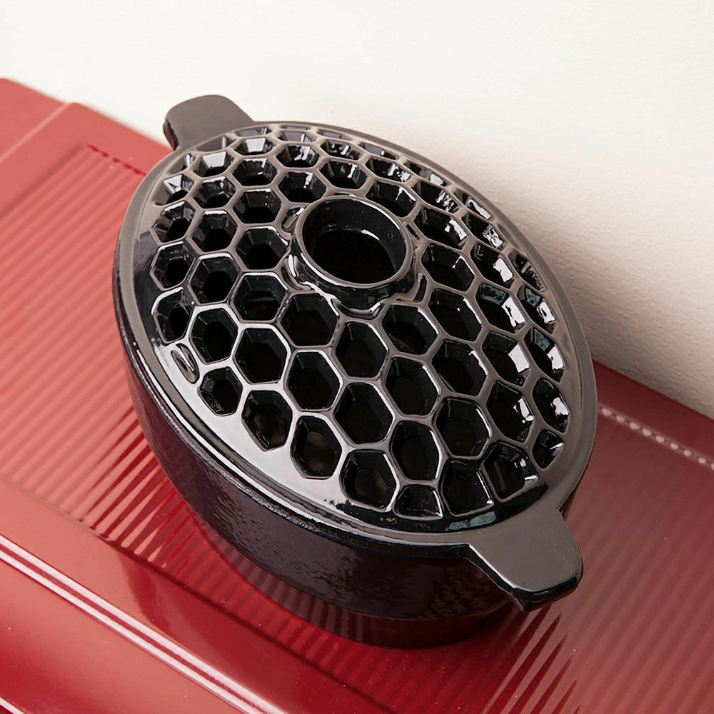 Plow & Hearth 2.3 QT. Cast Iron Lattice Wood Stove Steamer