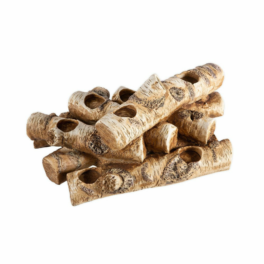 Plow & Hearth Logs Hearth Candle Holder