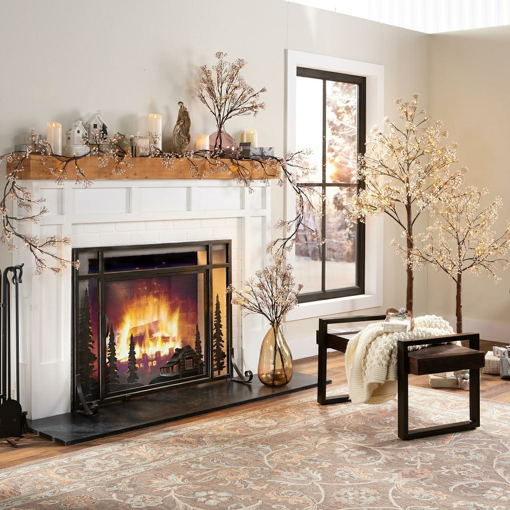 Plow & Hearth Mountain Cabin Fire Screen