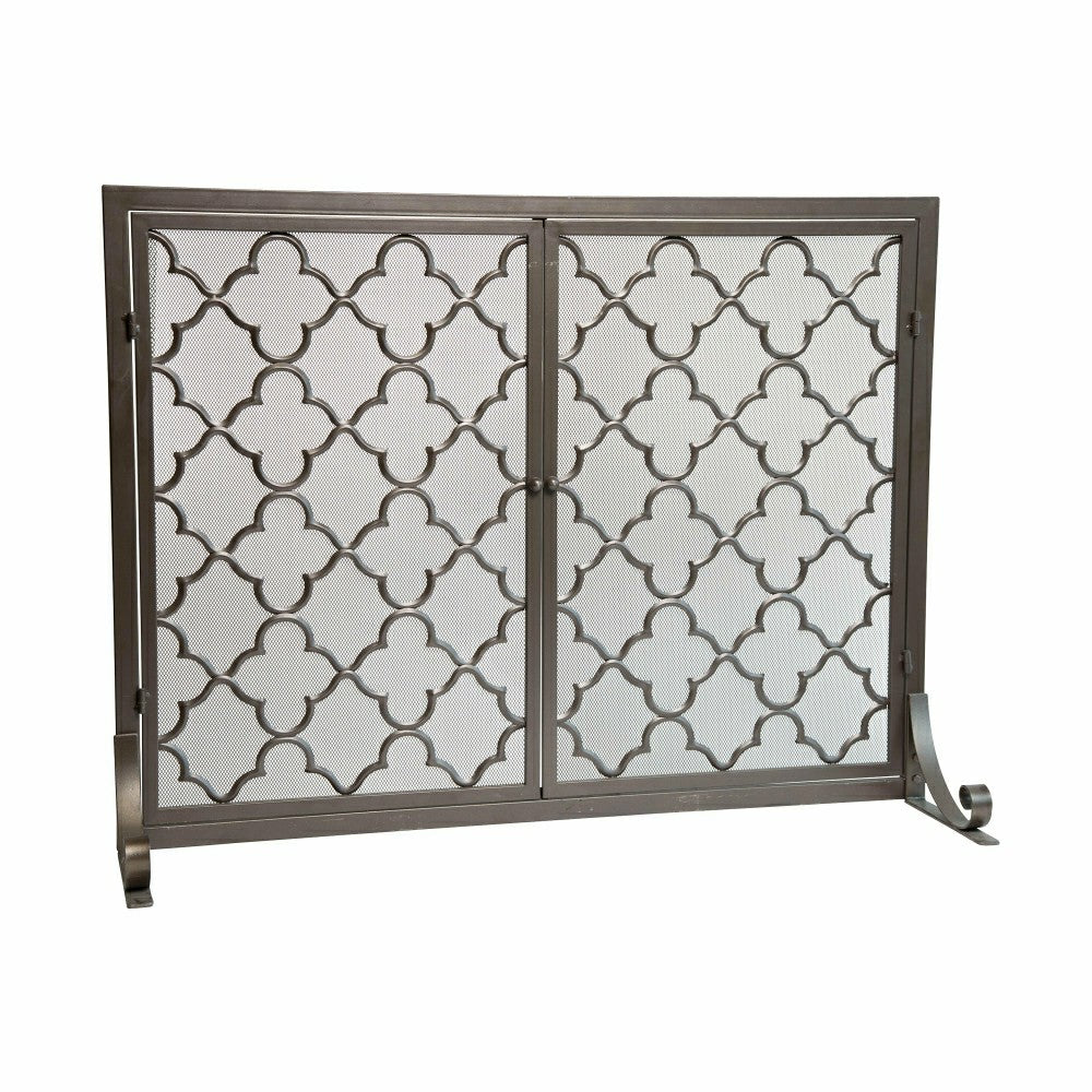 Plow & Hearth Large Geometric Screen W/Doors