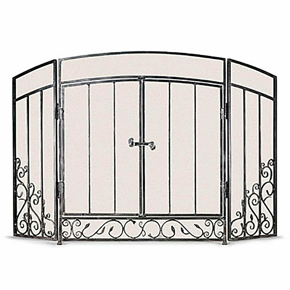 Plow & Hearth Pewter Renaissance Hearth Screen