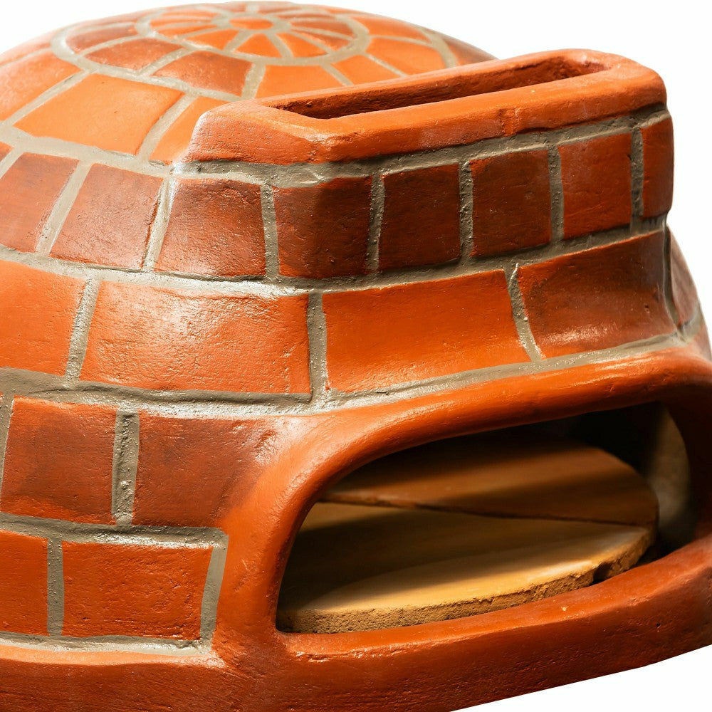 Plow & Hearth Clay Brick Pizza Oven