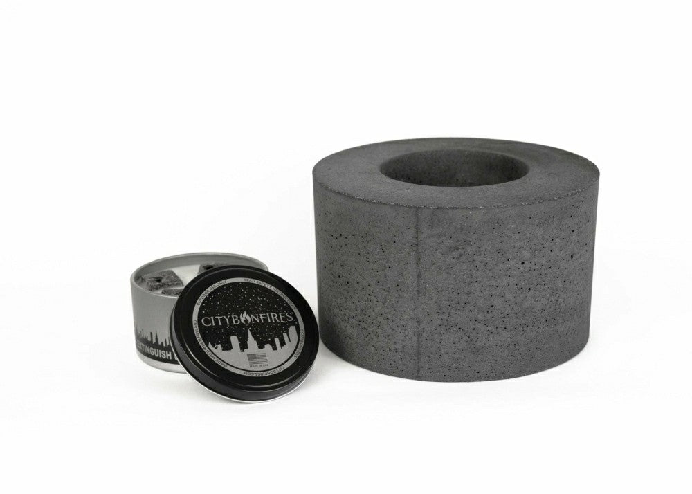 Plow & Hearth Classic Cylinder Concrete Fire Pit