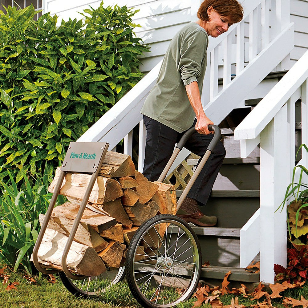Plow & Hearth Heavy Duty Wood Caddy