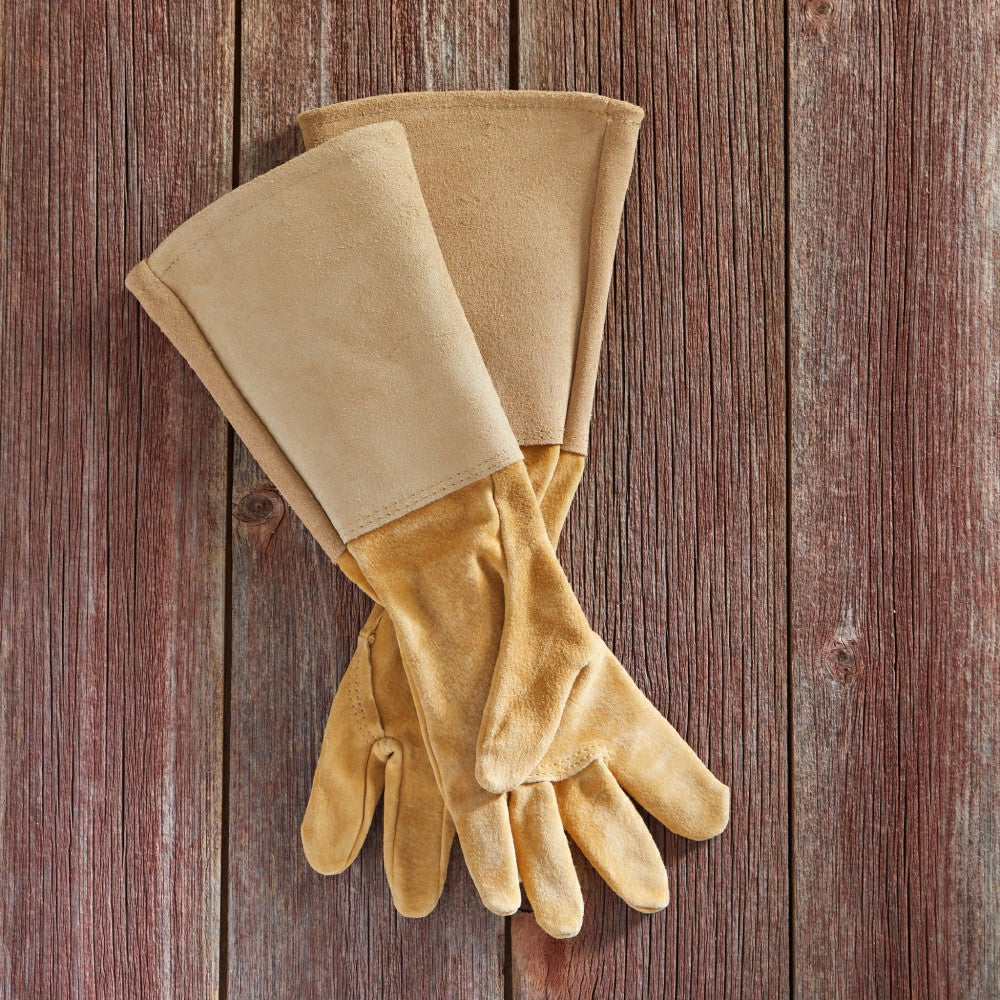 Plow & Hearth All Leather Gauntlet Glove
