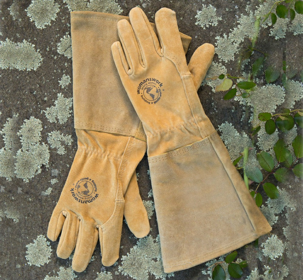 Plow & Hearth All Leather Gauntlet Glove