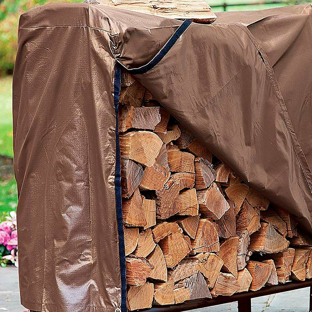 Plow & Hearth Large Heavy Duty Steel Wood Rack