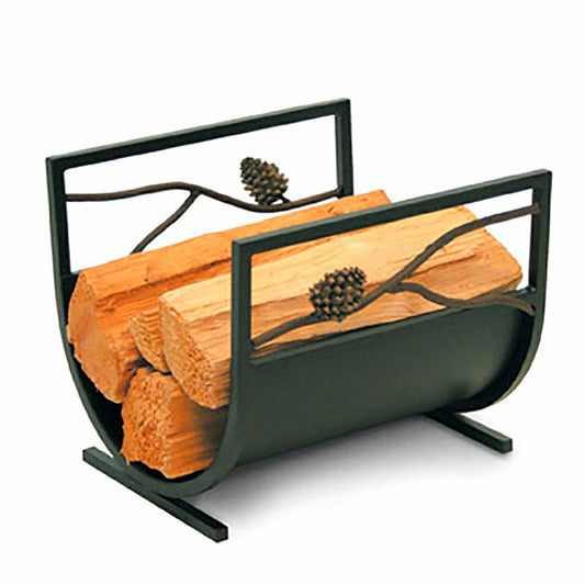 Plow & Hearth USA Made Pine Cone Wood Holder