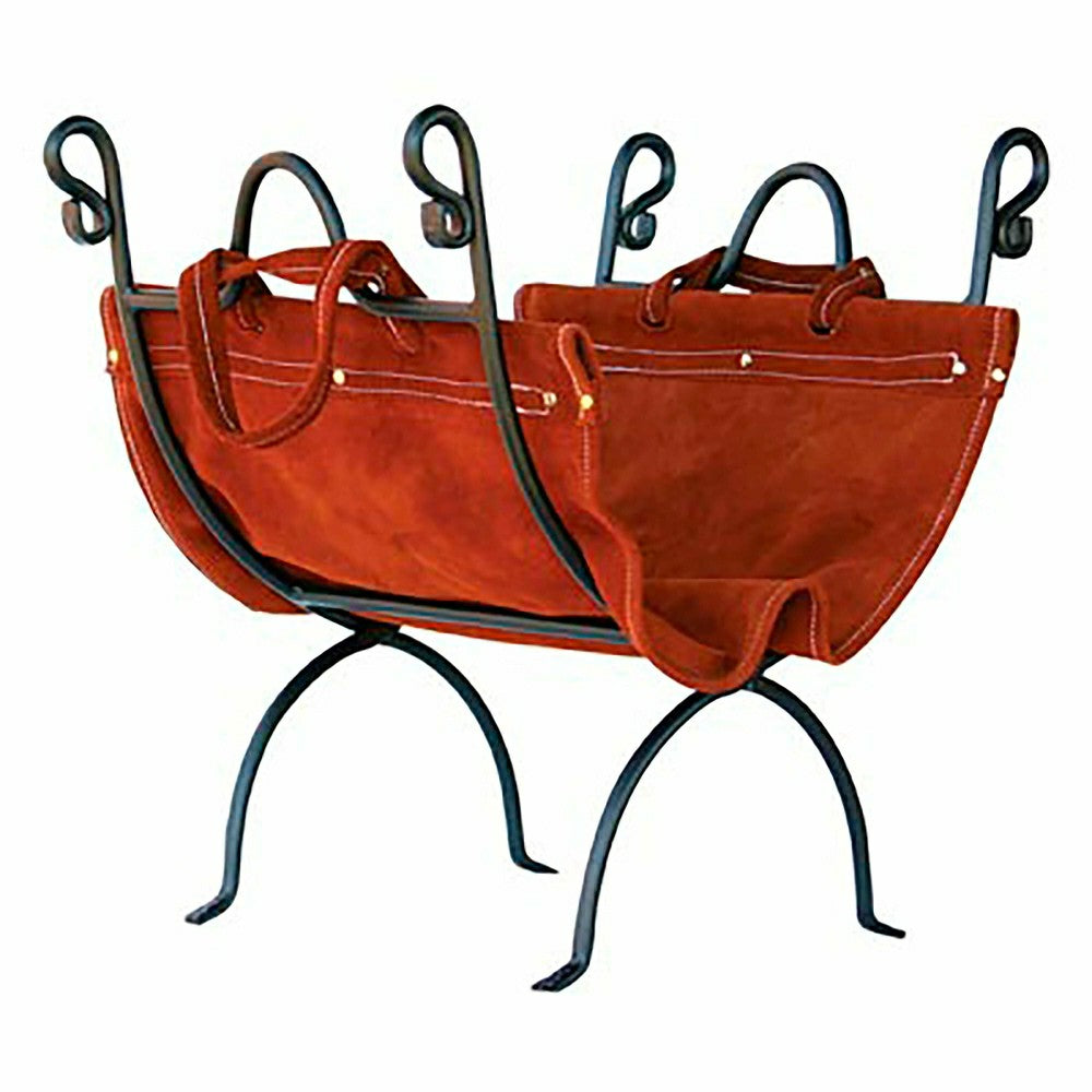 Plow & Hearth Log Rack with Carrier