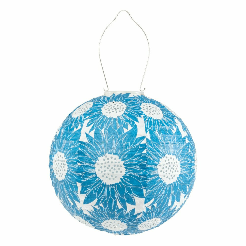 Plow & Hearth Soji Stella - Sunflower - 12" Solar Lantern