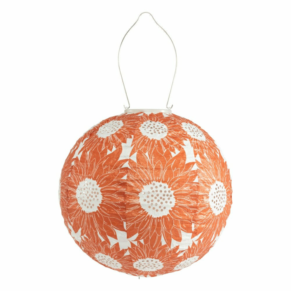 Plow & Hearth Soji Stella - Sunflower - 12" Solar Lantern
