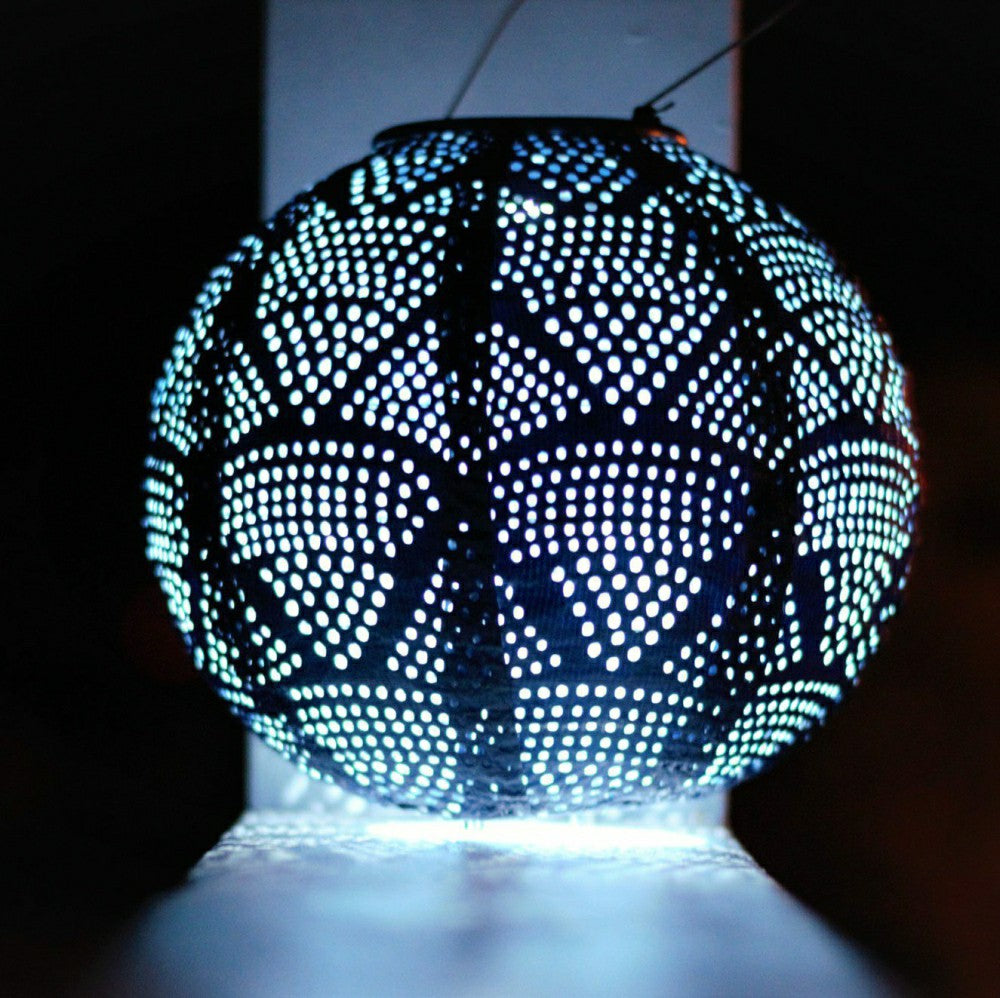 Plow & Hearth Soji Stella - Globe - 8" Solar Lantern