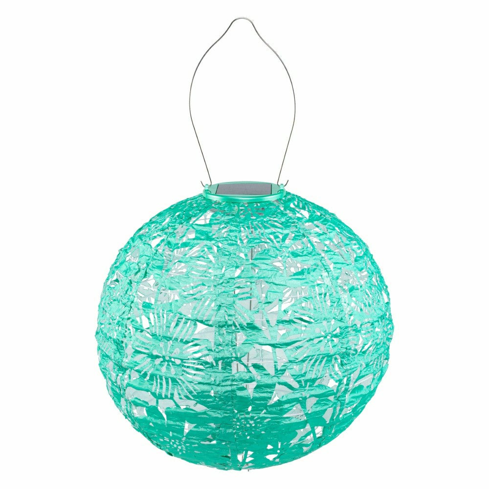 Plow & Hearth Soji Stella - Globe Sunflower - 12" Solar Lantern