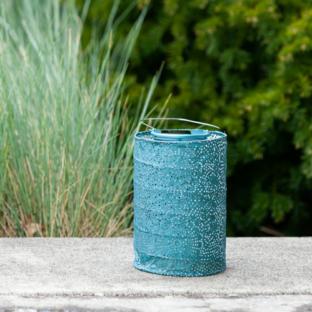 Plow & Hearth Soji Stella - Cylinder - 7.5" Solar Lantern