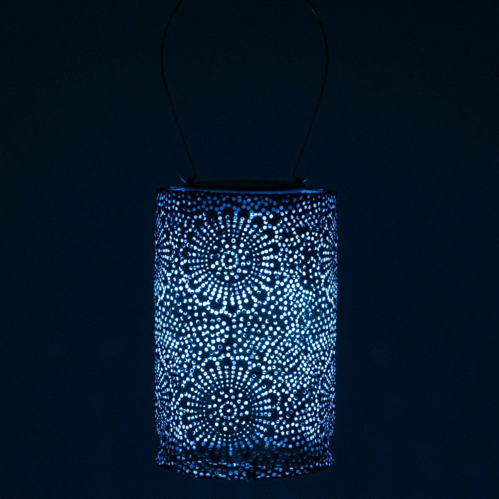 Plow & Hearth Soji Stella - Cylinder - 7.5" Solar Lantern