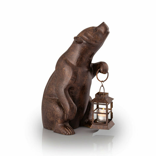 Plow & Hearth Bear with Lantern