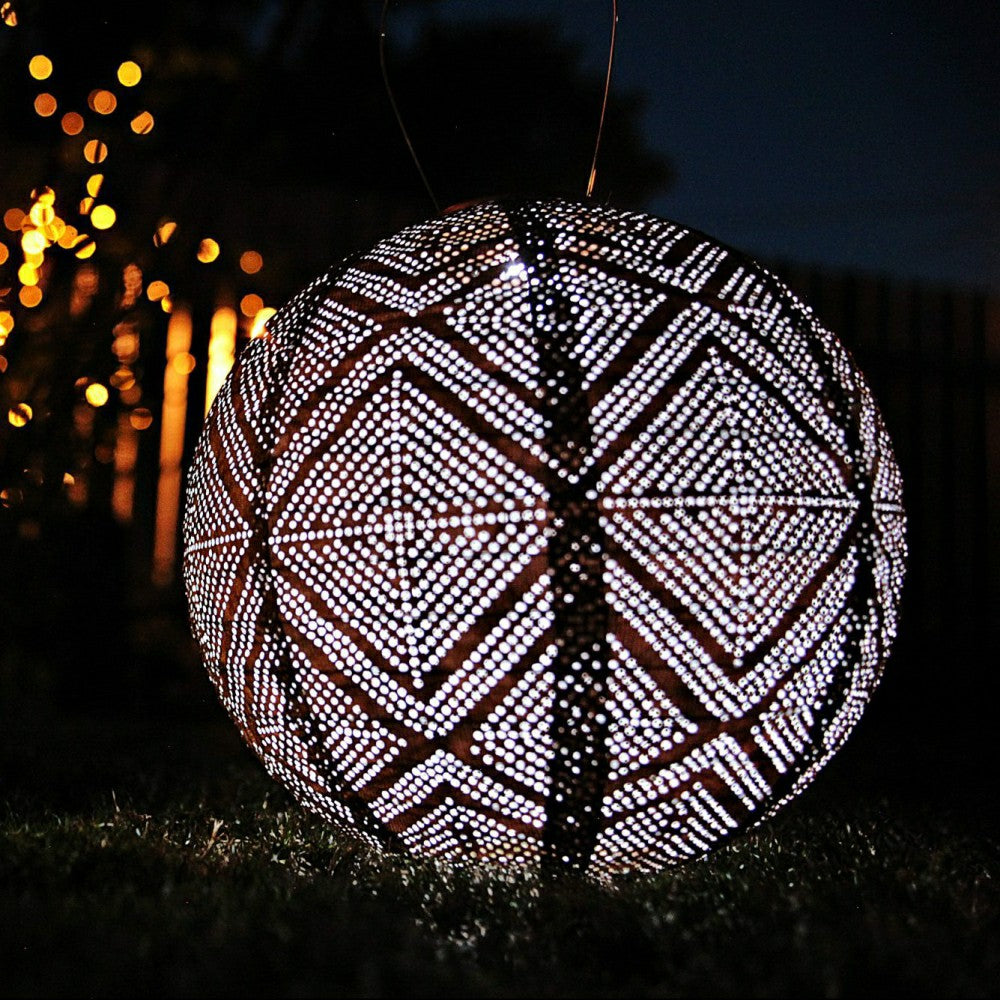 Plow & Hearth Soji Stella - Market - 12" Solar Lantern