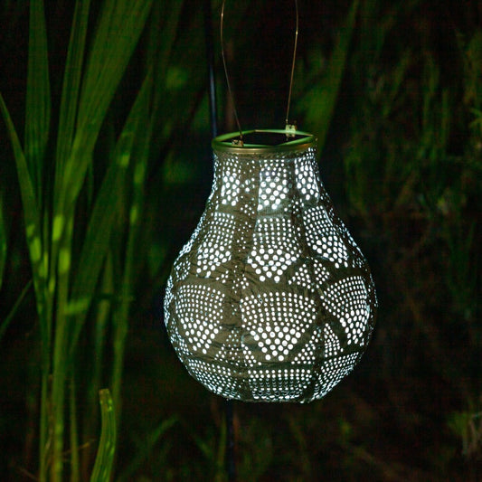 Plow & Hearth Soji Stella - Bulb - 8" Solar Lantern