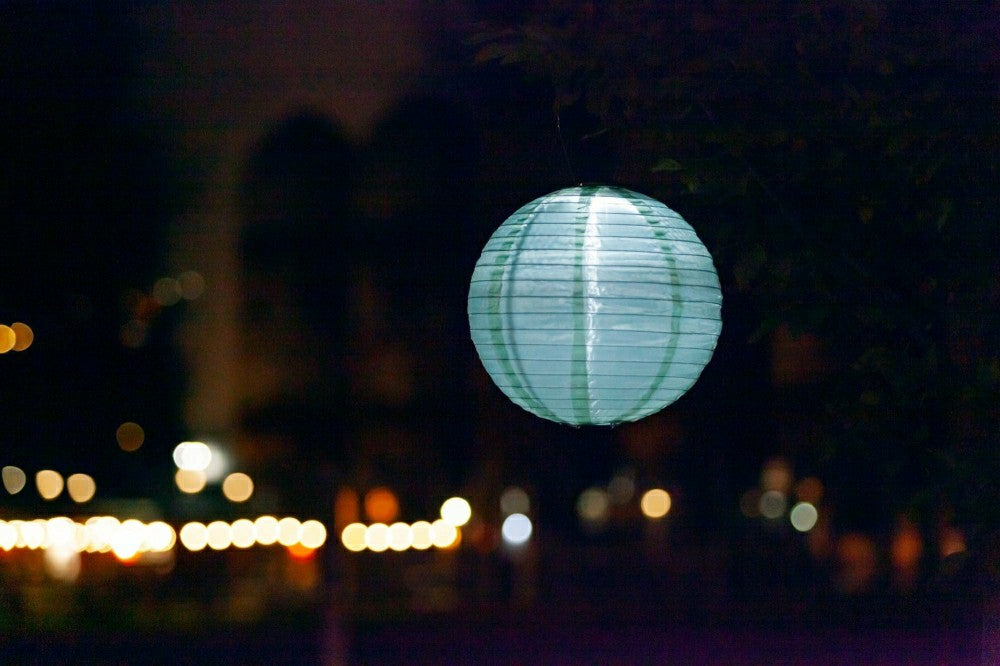 Plow & Hearth Soji Festival 12" Round Solar Lantern