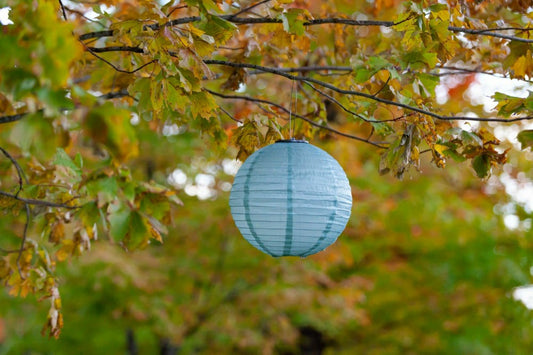Plow & Hearth Soji Festival 12" Round Solar Lantern