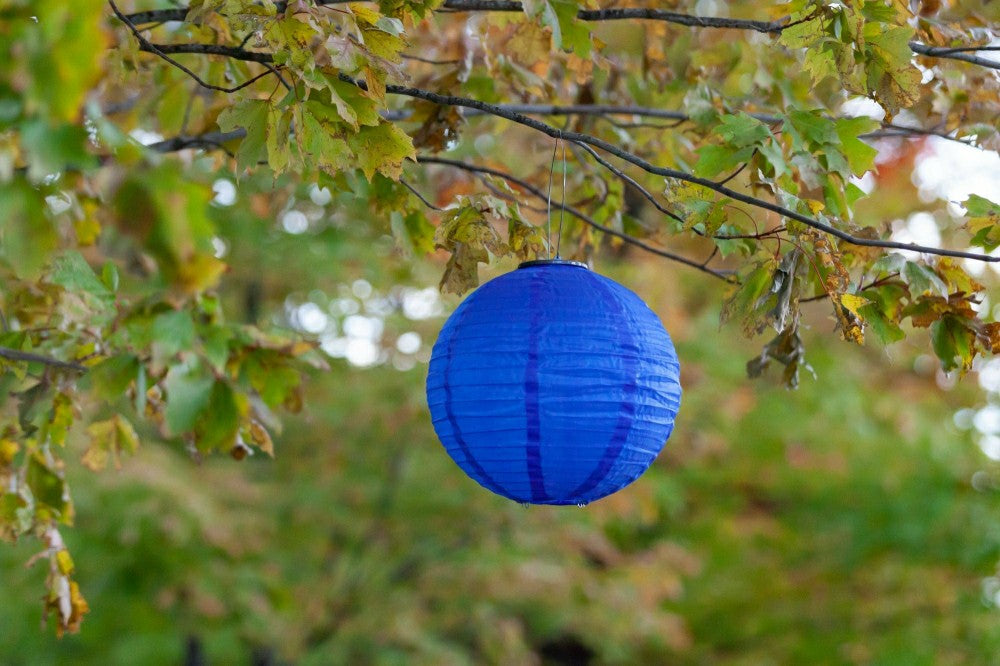 Plow & Hearth Soji Festival 12" Round Solar Lantern